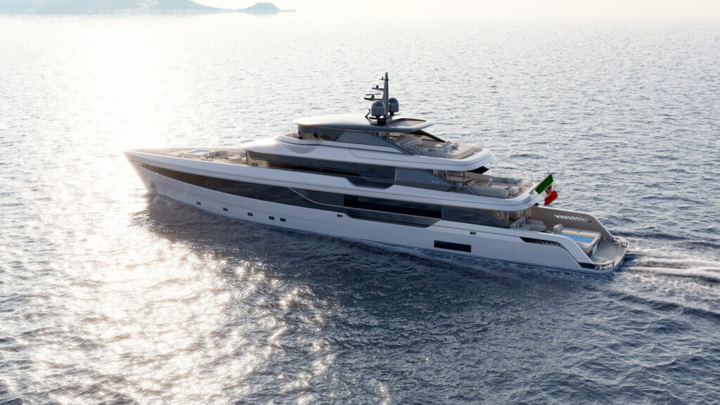 panorama italian super yacht