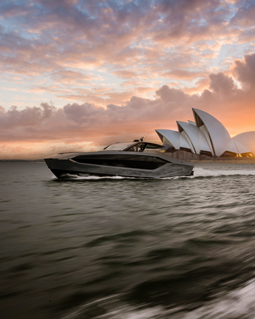 lamborghini yacht australian debut